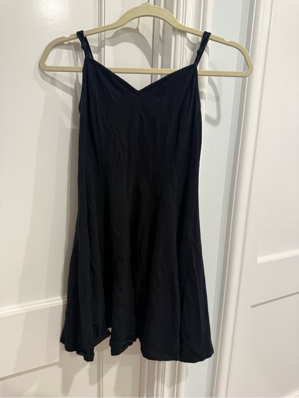 American Eagle Outfitters Black Mini Slip Dress